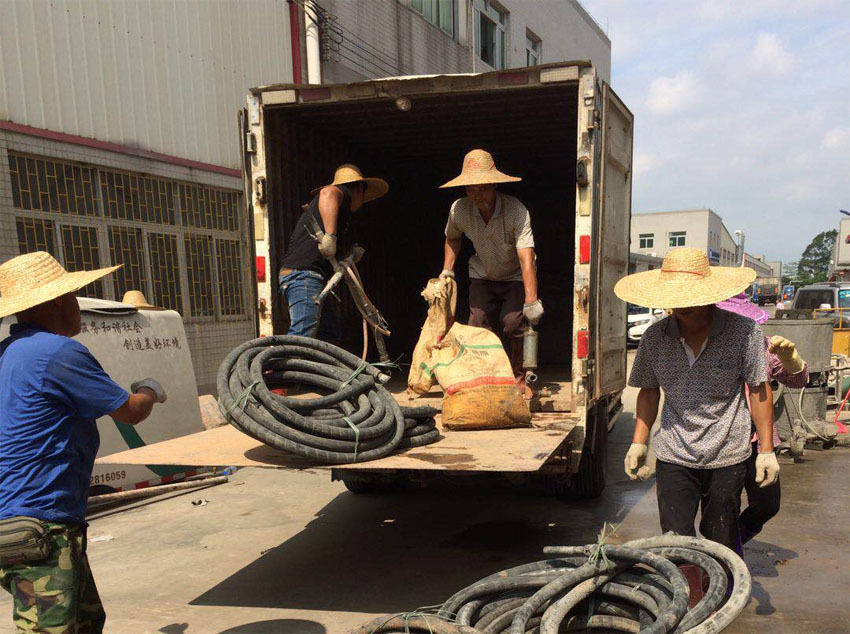道孚一部件厂房地基出现下沉注浆加固